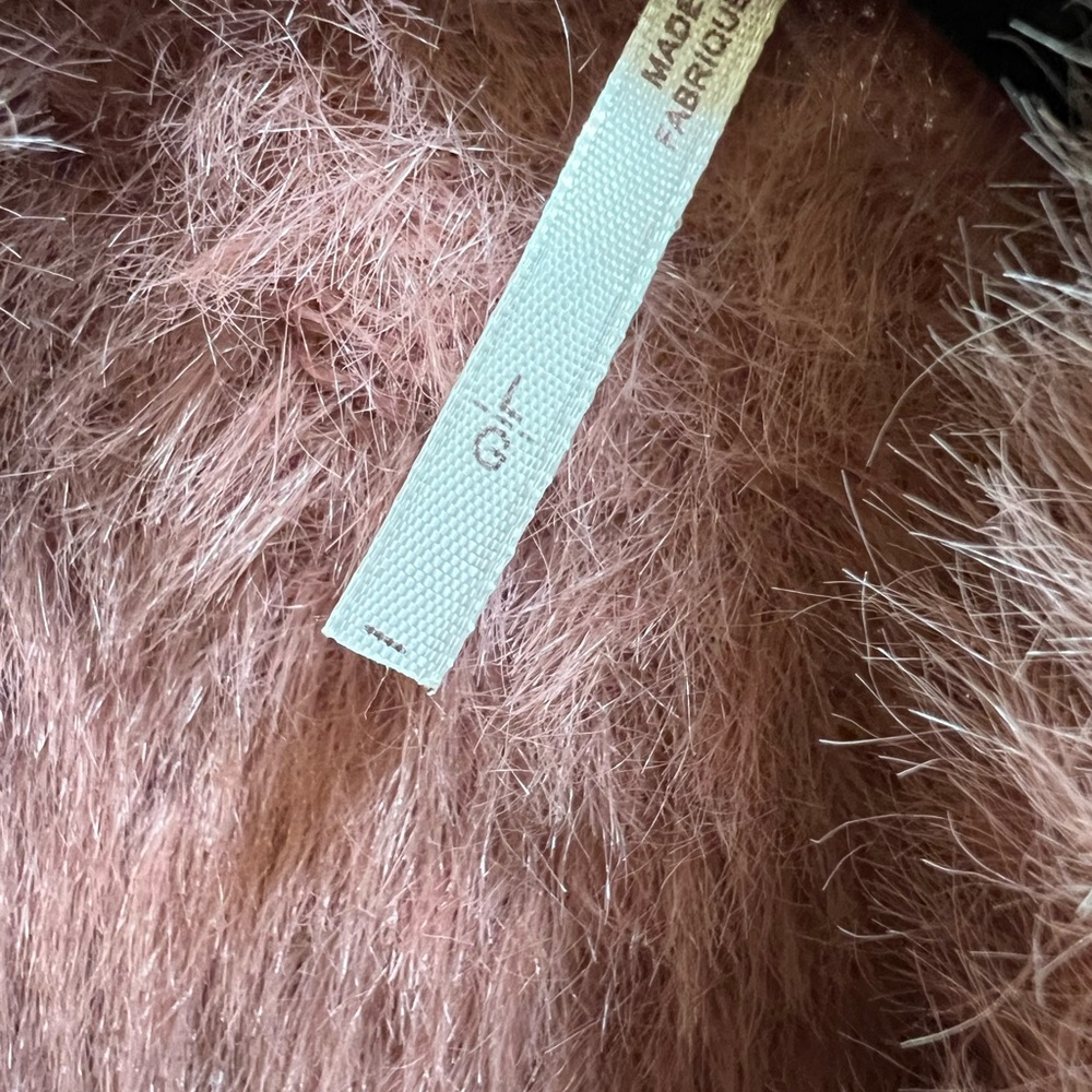 Cozy Pink Fuzzy Cardigan - Picture 7 of 7